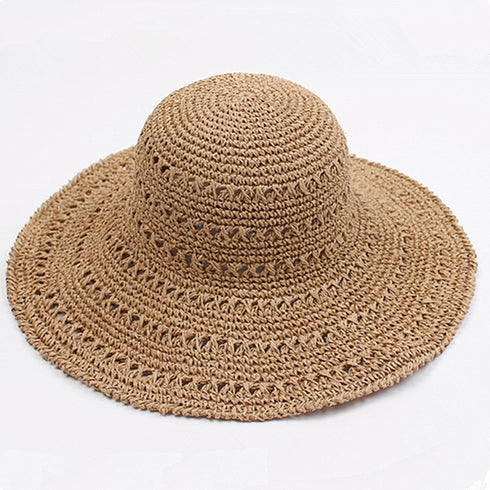 Summer Autumn Hats For Women Retro Flat Drooping Hat - ROUTINE FASHION