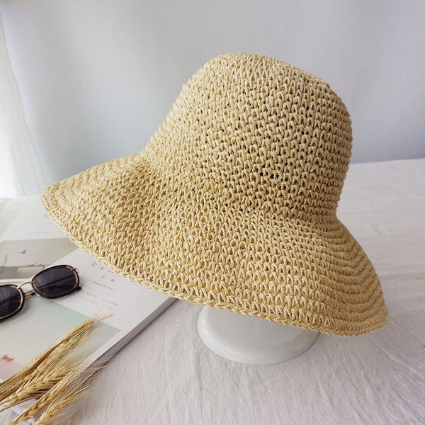 Summer Autumn Hats For Women Retro Flat Drooping Hat - ROUTINE FASHION