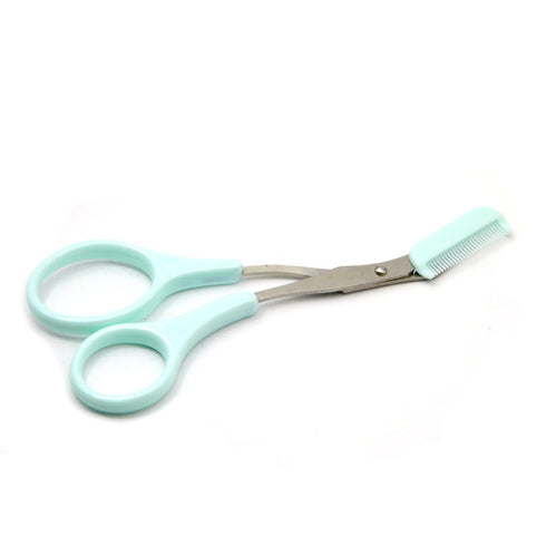 Eyebrow Trimmer Scissor with Comb Facial Hair Removal Grooming Shaping Shaver Cosmetic Makeup Accessories - ROUTINE FASHION