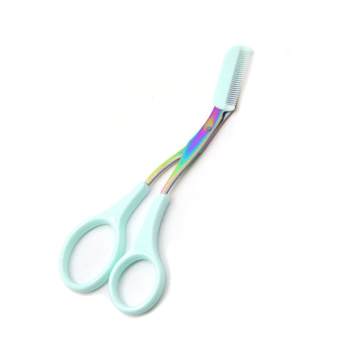 Eyebrow Trimmer Scissor with Comb Facial Hair Removal Grooming Shaping Shaver Cosmetic Makeup Accessories - ROUTINE FASHION