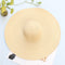 25CM Wide Brim Oversized Beach Hats For Women Large Straw Hat UV Protection - ROUTINE FASHION