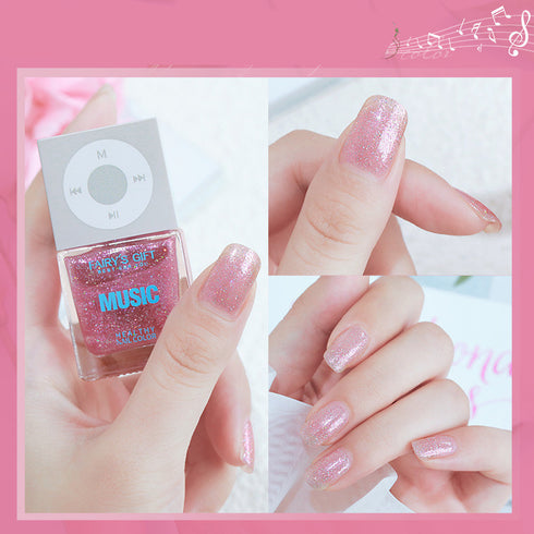 Odorless, Baking-free Nail Polish, Non-peelable Oily Nail Polish, Cherry Color Nail Polish - ROUTINE FASHION