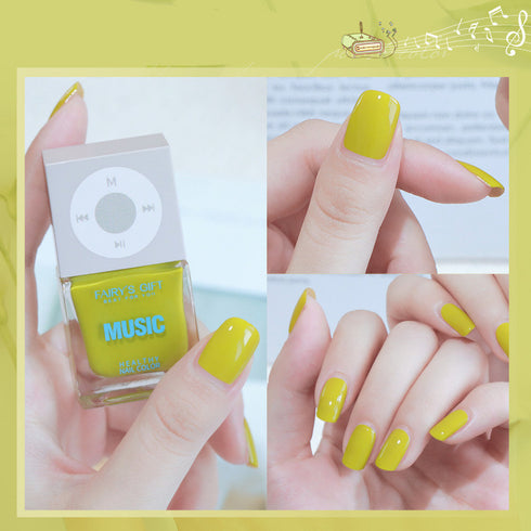 Odorless, Baking-free Nail Polish, Non-peelable Oily Nail Polish, Cherry Color Nail Polish - ROUTINE FASHION