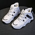 White Running Women Chunky Sport Shoes Woman Spring Summer Platform Sneakers - ROUTINE FASHION