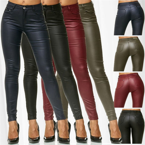 Faux Leather Pants For Women - ROUTINE FASHION