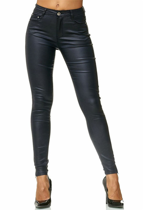 Faux Leather Pants For Women - ROUTINE FASHION