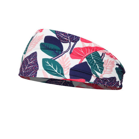 Printed Headband Printed Sports Yoga Fitness Sweat-Absorbent Headband Headband - ROUTINE FASHION