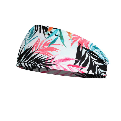 Printed Headband Printed Sports Yoga Fitness Sweat-Absorbent Headband Headband - ROUTINE FASHION
