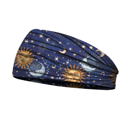 Printed Headband Printed Sports Yoga Fitness Sweat-Absorbent Headband Headband - ROUTINE FASHION