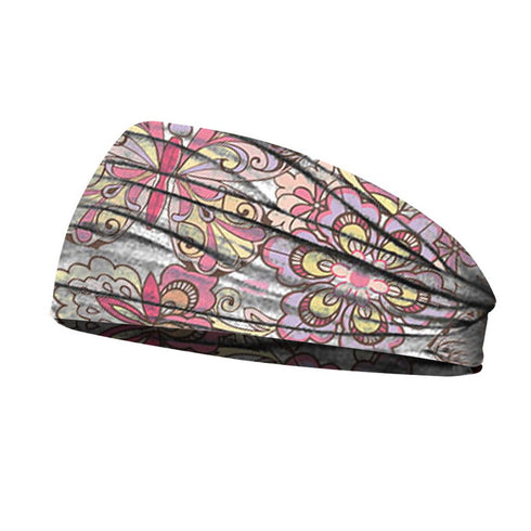 Printed Headband Printed Sports Yoga Fitness Sweat-Absorbent Headband Headband - ROUTINE FASHION