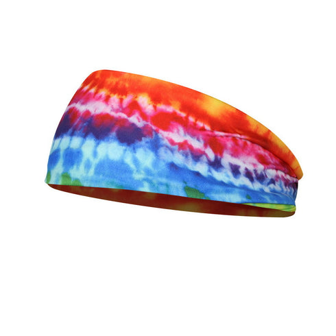 Printed Headband Printed Sports Yoga Fitness Sweat-Absorbent Headband Headband - ROUTINE FASHION