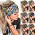 Printed Headband Printed Sports Yoga Fitness Sweat-Absorbent Headband Headband - ROUTINE FASHION