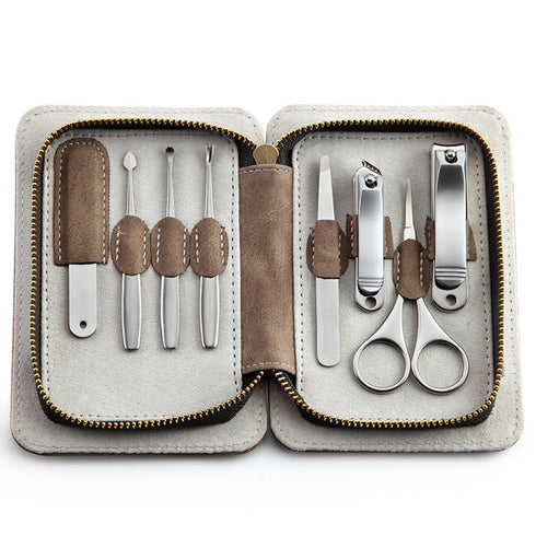 Stainless Steel Anti-splash Nail Clippers Nail Clippers Manicure Nail Clippers Set - ROUTINE FASHION