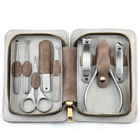 Stainless Steel Anti-splash Nail Clippers Nail Clippers Manicure Nail Clippers Set - ROUTINE FASHION