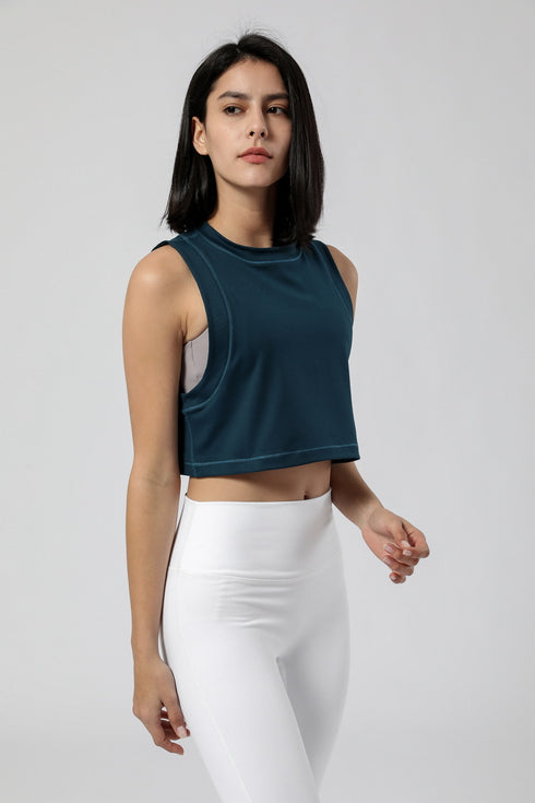 Yoga Fitness Vest Running Sports T-Shirt Women - ROUTINE FASHION