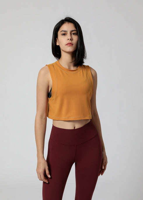 Yoga Fitness Vest Running Sports T-Shirt Women - ROUTINE FASHION