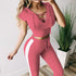 New Women's Solid Color Sports And Leisure Suits - ROUTINE FASHION
