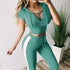 New Women's Solid Color Sports And Leisure Suits - ROUTINE FASHION