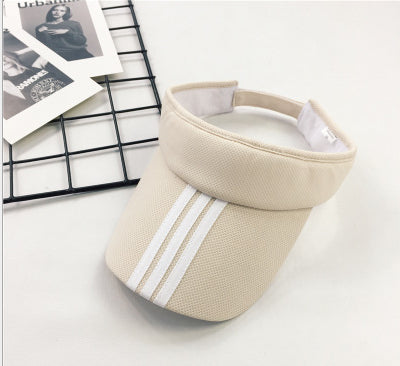 Striped Fashion Women Men Sun Visor Beanie Hats - ROUTINE FASHION