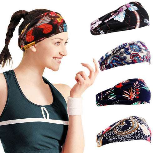 Printed Sports Headband Yoga Headband - ROUTINE FASHION
