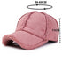 Fashion Hats Women Peaked Cap Solid Color Broken Edge Design Baseball Cap Sport - ROUTINE FASHION