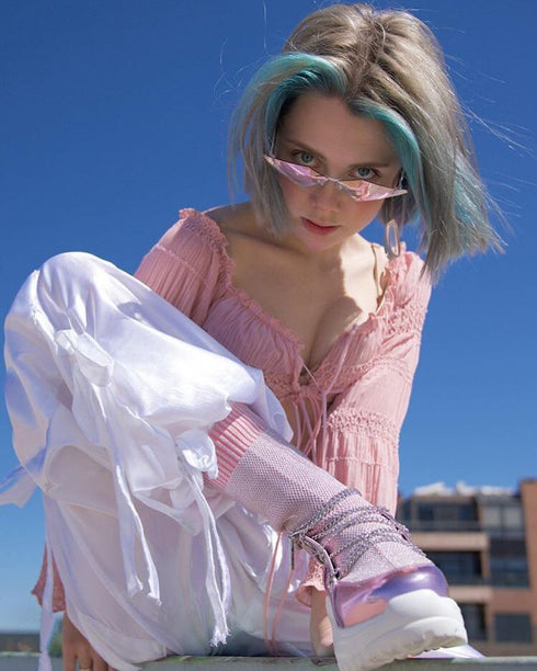 Fashion rimless sunglasses for women - ROUTINE FASHION