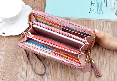 Wallet Women's Long Zip Wallet Coin Purse - ROUTINE FASHION