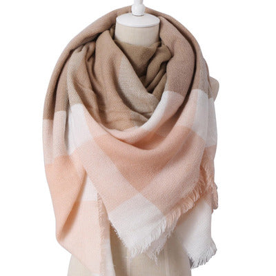 esign Women Triangles Scarf Long Scarves Shawl Autumn Winter - ROUTINE FASHION