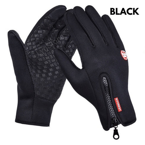 Winter Gloves Touch Screen Riding Motorcycle Sliding Waterproof Sports Gloves With Fleece - ROUTINE FASHION