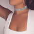 Fashion Women Full Crystal Rhinestone Choker Necklace Wedding Jewelry Chokers Necklaces for Women - ROUTINE FASHION