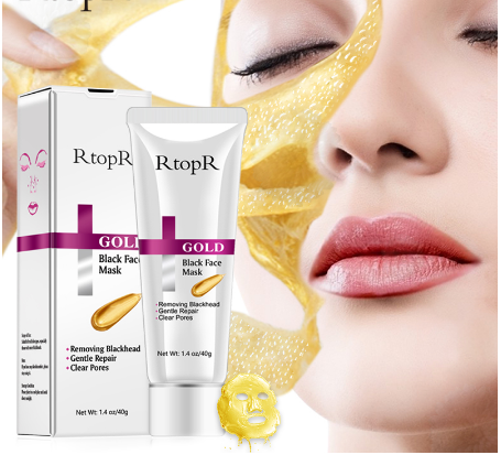 Gold Mask Black Mask - ROUTINE FASHION