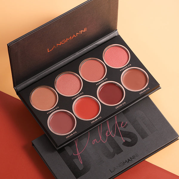 Makeup Eight-color Blush High Disc Brighten Skin Tone - ROUTINE FASHION