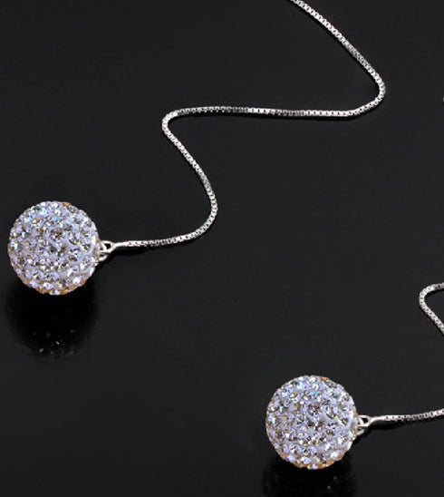 Crystal Earring Earrings Korea Korean Style Earrings Fashion Jewelry - ROUTINE FASHION