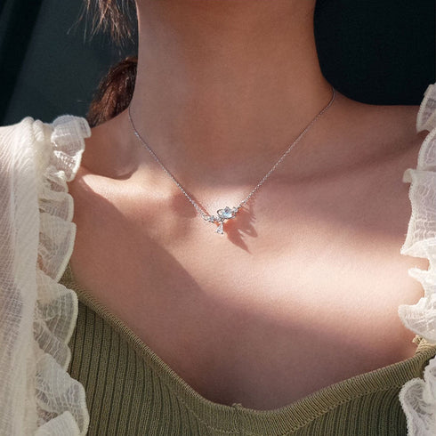 New Symphony Crystal Planet Pendant Necklace For Women - ROUTINE FASHION