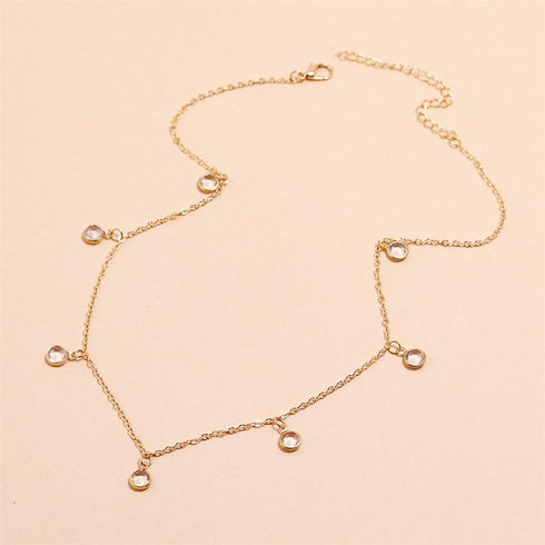 Simple Little Diamond Necklace For Women - ROUTINE FASHION