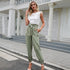 Women's High Waist Pocket Trousers All-Match Casual Pants Feet Pants Women - ROUTINE FASHION