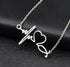 Heartbeat Necklace Women Love Heart Necklaces - ROUTINE FASHION