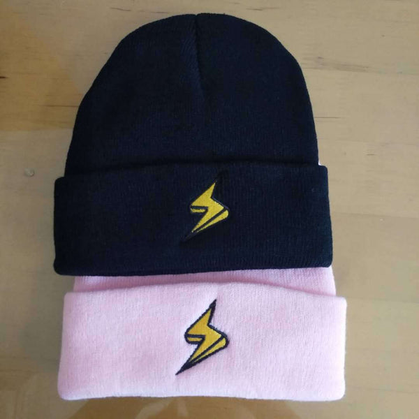 Lightning embroidery beanie - ROUTINE FASHION
