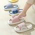 Cute Rabbit Slippers Linen House Shoes For Women - ROUTINE FASHION