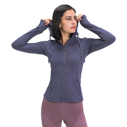 Women's sports hooded jacket - ROUTINE FASHION