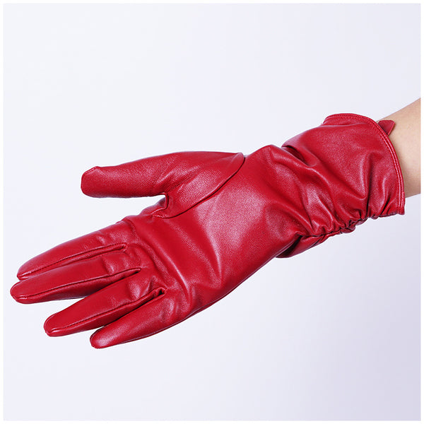 Women Winter Leather Gloves New Outdoor Women Gloves - ROUTINE FASHION