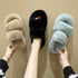 Fuzzy Slippers Women House Shoes Fluffy Bedroom Slippers - ROUTINE FASHION