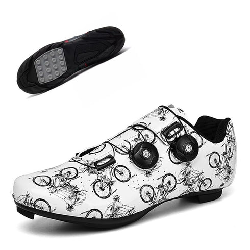 Cycling Shoes Road Bike Shoes Lock Shoes - ROUTINE FASHION
