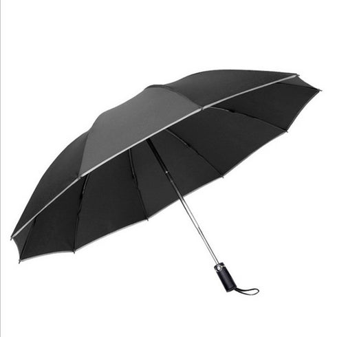 Inverted Umbrella Travel Portable Windproof Folding Umbrella,10Ribs Auto  Close Umbrella,Reflective Stripes For Night Safety - ROUTINE FASHION