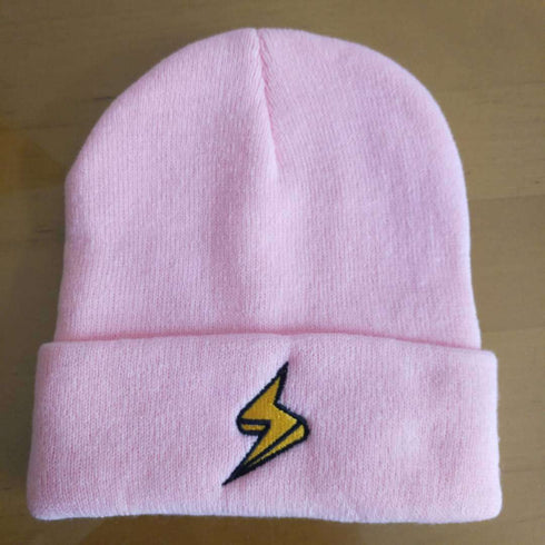 Lightning embroidery beanie - ROUTINE FASHION