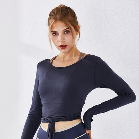 Women's sportswear loose sports tops - ROUTINE FASHION