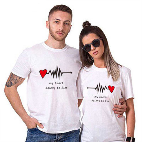 Couple cotton T-shirt - ROUTINE FASHION