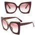 Women's Vintage Cat Eye Sunglasses Women Gradient Lens Sunglasses Glasses - ROUTINE FASHION