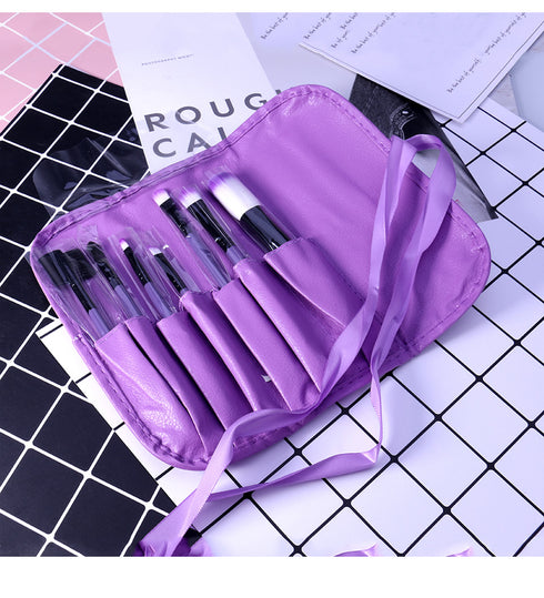 7 Makeup Tools Makeup Brushes Portable Full Makeup Brushes - ROUTINE FASHION