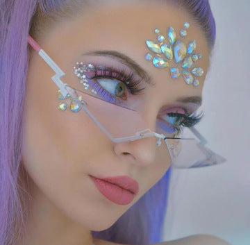 Fashion rimless sunglasses for women - ROUTINE FASHION